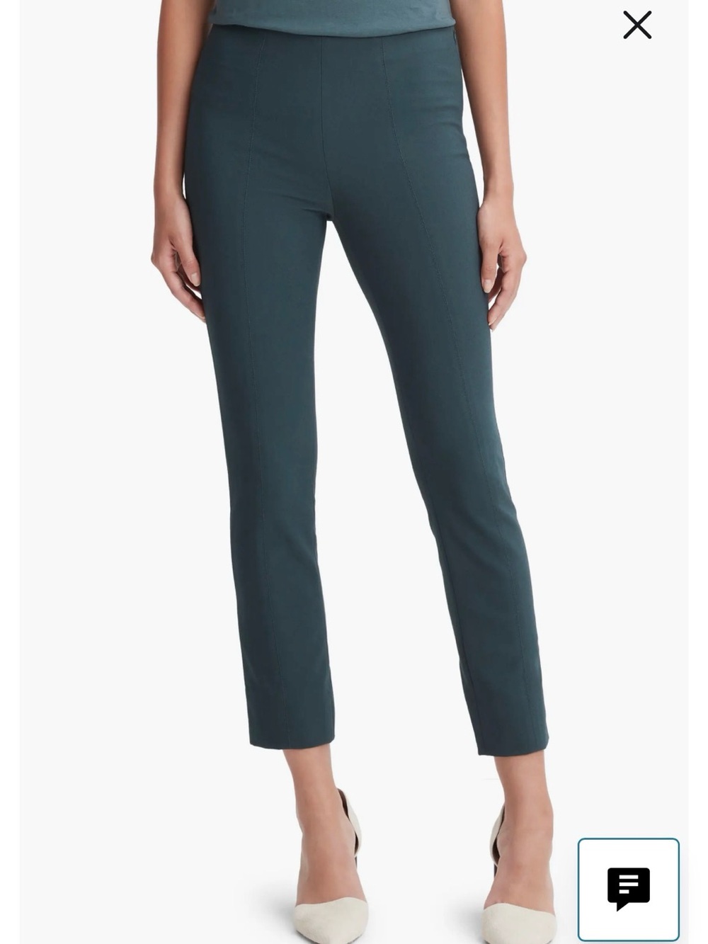 Vince straight leg ankle pants size XS in hunter green